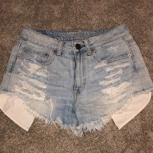 Ripped Jean shorts